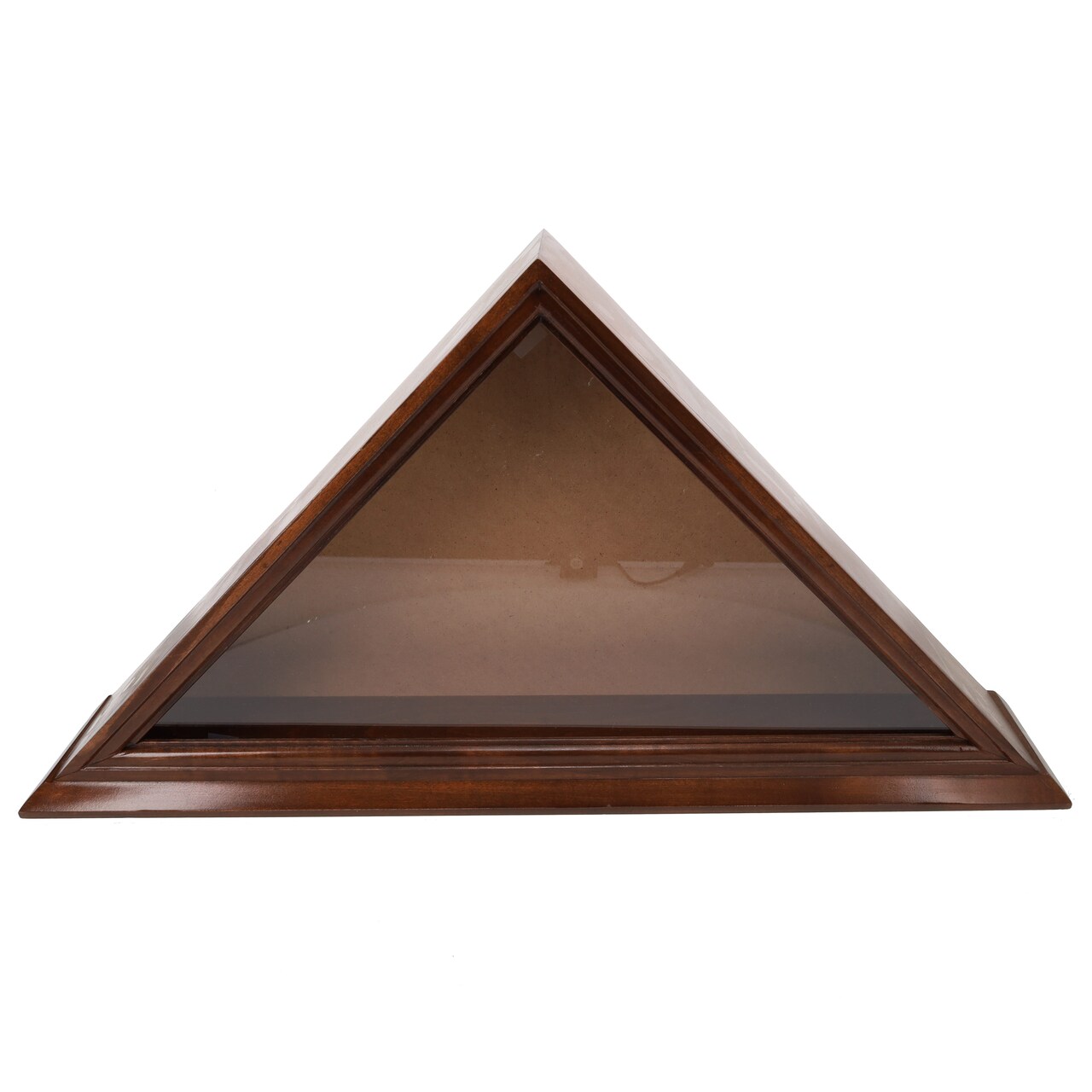 Solid Maple Memorial American Flag Display Case, Measures 26.25 x 13.25 x 3.625, Made in USA